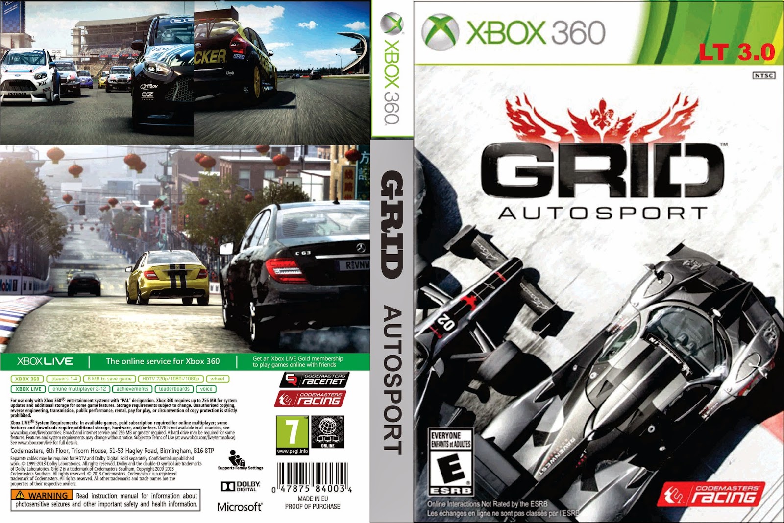 Grid autosport все машины